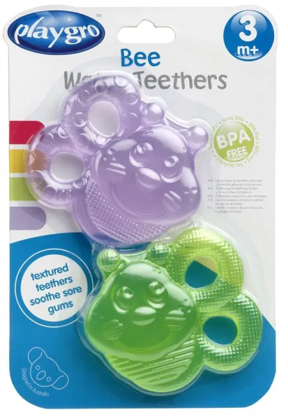 Anneaux de dentition avec eau, 2 pcs