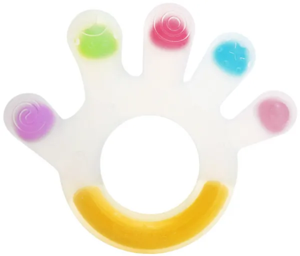 Anneau de dentition en silicone main
