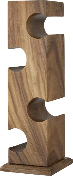 Ellion, Casier à vin, brun, bois d'acacia